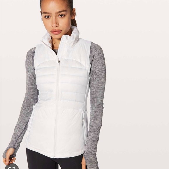 Lululemon Down for a Run Vest white - Picture 2 of 4
